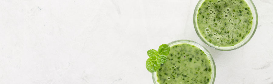 Verse groene groente smoothie proteïnedieet Proday